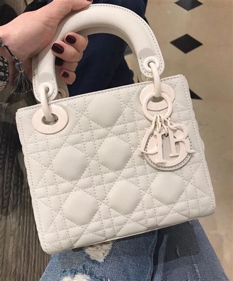 dior handbag white|lady Dior online shop.